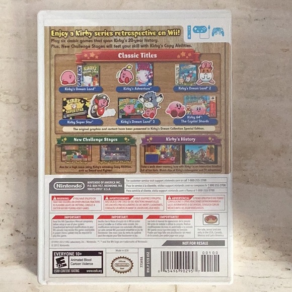 Kirby’s Dream Collection Special Edition Nintendo Wii Game 20th Anniversary - Picture 2 of 7